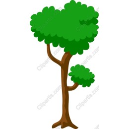 Vibrant Cartoon Tree