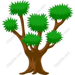 Stylized Green Tree