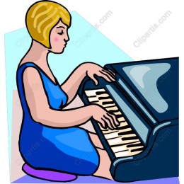 Elegant Piano Player