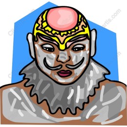 Vibrant Traditional Performer