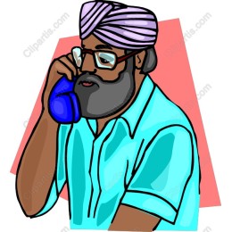 Culturally Rich: Man on Phone