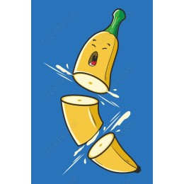 Playful Banana Slice