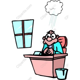 Comical Office Character