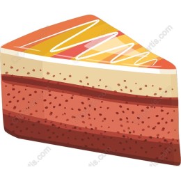 Delicious Layered Cake Slice