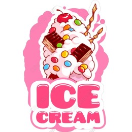 Colorful Ice Cream Sundae