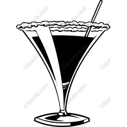 Elegant Black Cocktail