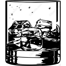 Chilled Ice Cube Glass
