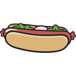 Playful Hot Dog