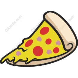 Vibrant Pizza Slice
