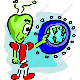 Playful Alien Character