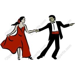 Elegant Dancing Couple