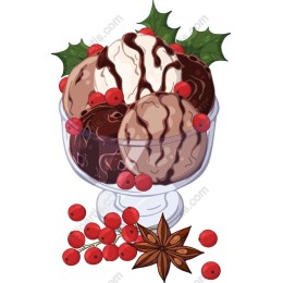 Festive Ice Cream Delight