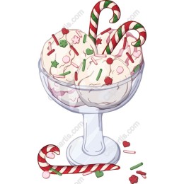 Festive Ice Cream Sundae