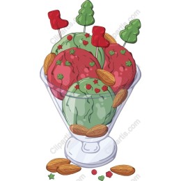 Christmas Ice Cream Treat
