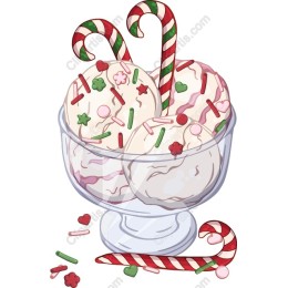Festive Ice Cream Sundae