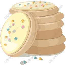 Colorful Cookie Stack
