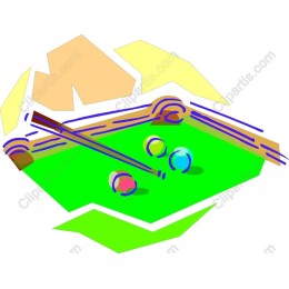 Vibrant Billiard Table
