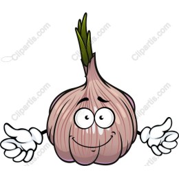 Playful Garlic Character