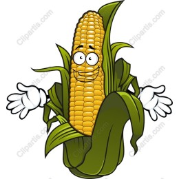 Happy Corn Character
