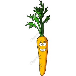 Cheerful Carrot Character