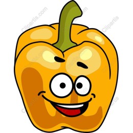 Cheerful Yellow Bell Pepper