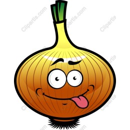 Playful Cartoon Onion Character