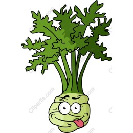 Playful Cartoon Kohlrabi