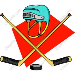 Vibrant Hockey - Helmet and Sticks