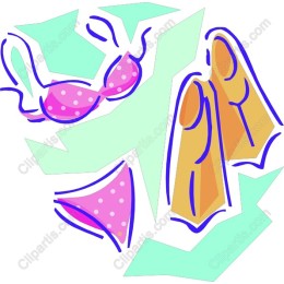 Summer Vibes: Bikini and Towels