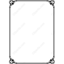 Elegant Vintage Floral Frame