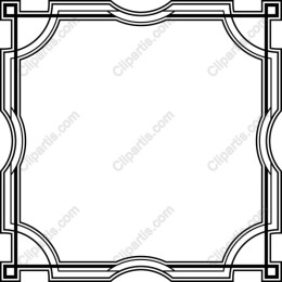 Elegant Geometric Decorative Frame