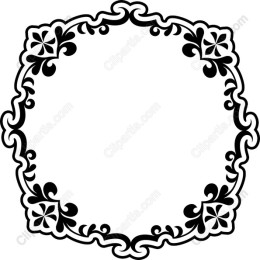 Ornate Black Frame