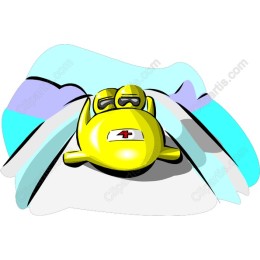 Yellow Bobsled