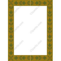 Floral Leaf Frame