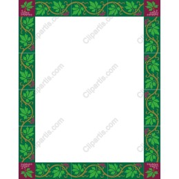 Vine and Grape Decorative Frame