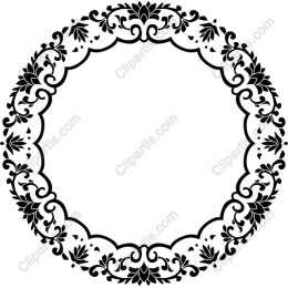 Elegant Vintage Floral Frame