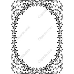 Elegant Floral Border