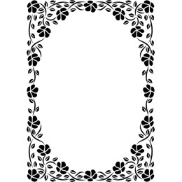 Floral Border Elegance