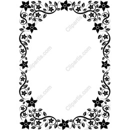 Floral Decorative Frame
