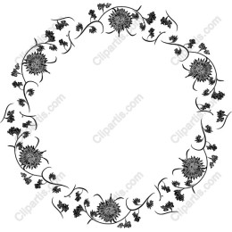Elegant Floral Wreath