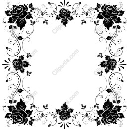 Elegant Floral Border