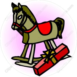 Classic Rocking Horse with Gift