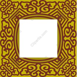 Ornamental Frame with Intricate