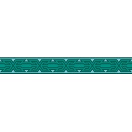 Tribal Pattern - Teal Geometric