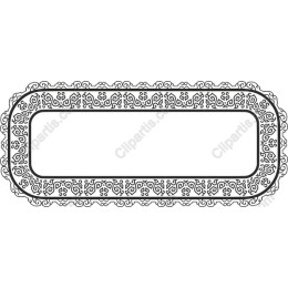Elegant Floral Decorative Frame