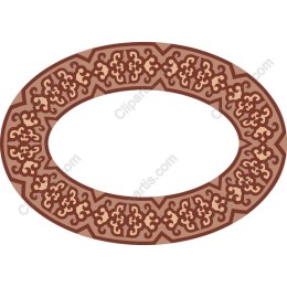 Ornamental Oval Frame