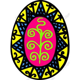 Vibrant Whimsical Egg