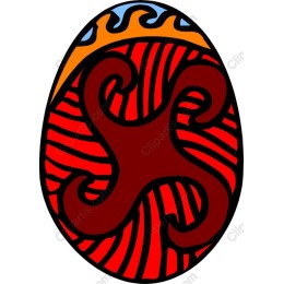 Cultural Swirl Egg