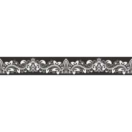 Tropical Floral Seamless Border