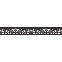 Elegant Floral Border Ornament